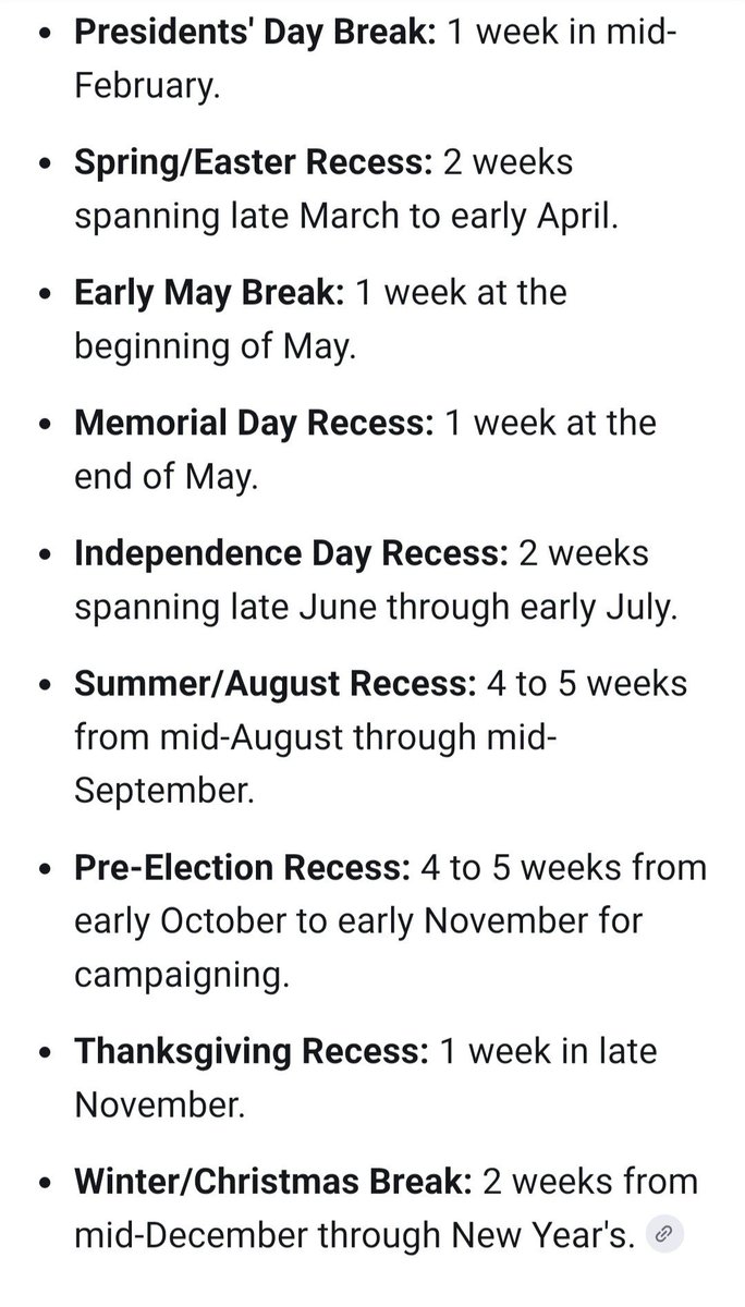 kywingnut's tweet photo. @catturd2 Looks like they are on break about 5 months a year. That is crazy. https://t.co/6W1NJpBR7m