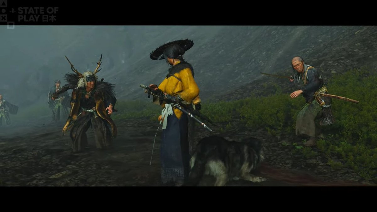 bk2128's tweet photo. Ghost of Yotei: Echoes of Sekigahara trailer is also shown at SoP Japan, finally with Japanese voiceover version

Also this is the last segment in State of Play Japan https://t.co/LbTePP1Zrf