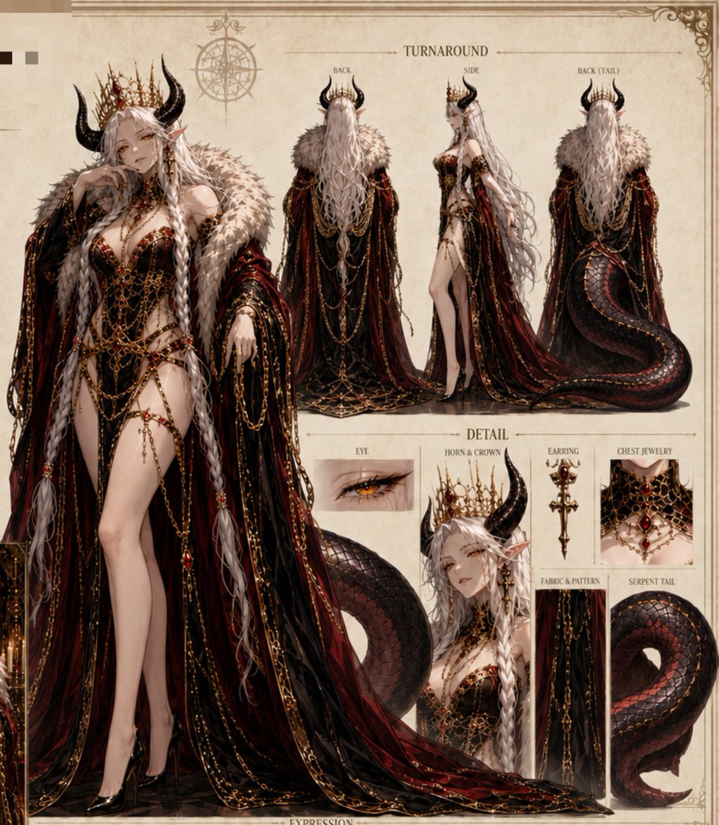 C0ttonJellyFish's tweet photo. 魔王アスモデウスキャラクターデザインをお披露目します！✨

※画像はAI生成コンセプトビジュアルです。

#創作BL #小説家になろう
#小説が読めるハッシュタグ https://t.co/3RFOj2r9F3