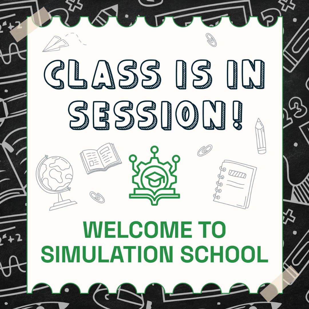 simio's tweet photo. We're running a back-to-school series for operations leaders โ no jargon, no sales pitch, just the fundamentals that make simulation useful.
Follow along with #SimulationSchool. Tell us in the comments what you want covered โ we'll work it in.
Start here: https://t.co/8eNZvglE9H https://t.co/MHmNWFCP0L