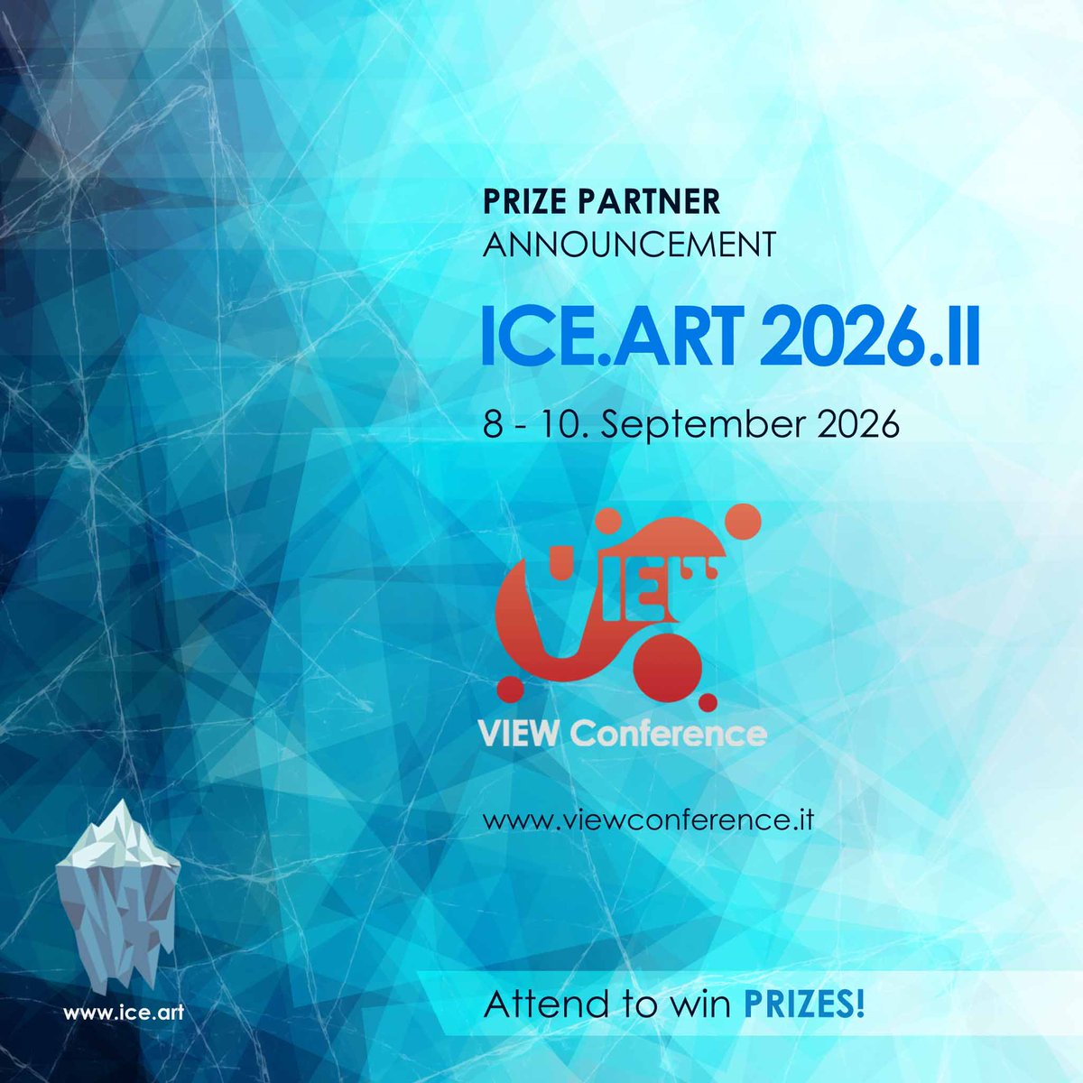 IceConference's tweet photo. We're excited to announce our Prize Partner @ViewConference! 🌆 🚀
https://t.co/6N1pMKRJh8

Huge thanks for all your support!

@FMX_Conference @BenQAmerica @MattB3D @AgonUshaku @Ideal_Spaces_
#viewconference #view2025 #vfx #postproduction #film #animation https://t.co/fRP4AwFrBV