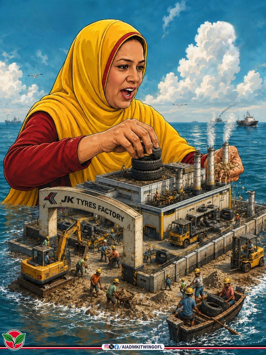 AIADMKITWINGOFL's tweet photo. ராணிப்பேட்டை மாவட்டத்தில் யாருக்கும் தெரியாத ஒரு ஆழ்கடல் பகுதி இருக்கிறதாம்…

அங்கு தான் JK டயர்ஸ் நிறுவனத்தின் தொழிற்சாலை இருக்கிறதாம்... 

அதை எதிர்த்து தான் தவெக சட்டமன்ற உறுப்பினர் தாஹிரா பொங்கி எழுந்தாராம்!!!

அதுக்கும் இரண்டு அமைச்சர்கள் பதில் வேறு கூறுகிறார்கள்..!! 😂🤦‍♂️

#ஆச்சரியக்குறி_பரிதாபங்கள்