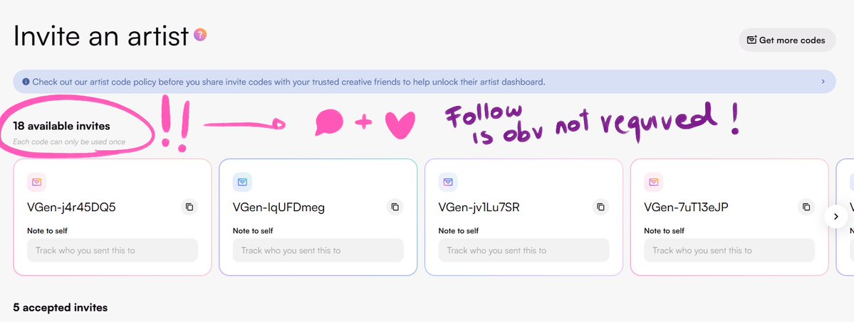 Tofu_mor's tweet photo. I'M BACK! That means I've brought gifts for been gone sososo long!💫
- I'm giving away vgen codes to all the artists out there who want a chance to break through! (●'◡'●)
- I'll be giving 4-5 codes these next 3 days!
#vgencode #vgengiveaway https://t.co/EK0dmxqlMc