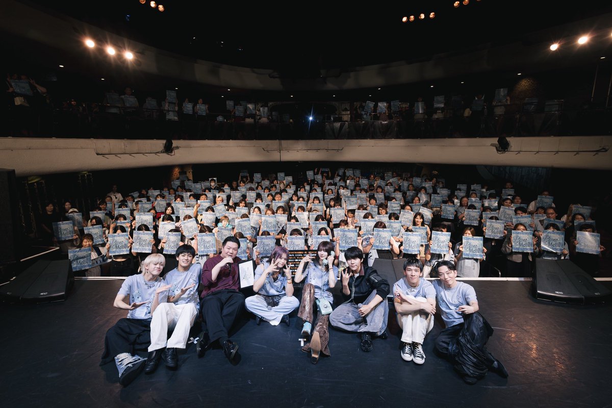 PhenoMellow's tweet photo. PhenoMellow
7th Anniversary OneMan Live ″ 名場面 ″
@ 東京キネマ倶楽部

終演いたしました🎞

現地、配信でご覧頂いた皆様
ありがとうございました.ᐟ.ᐟ

8年目のフェノメロもよろしくお願いいたします🔮

#フェノメロ
#PhenoMellow https://t.co/M5FgDct2GE