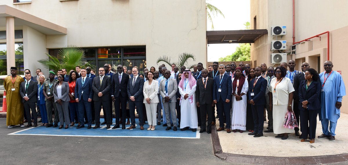 theGCTF's tweet photo. Co-Chairs 🇩🇿@Algeria_MFA + 🇩🇪@GermanyDiplo of the #WestAfrica Working Group, and implementing partner @UNODC, held an in-person plenary meeting with partners and experts from across the region to take stock of recent achievements and discuss upcoming priorities to prevent and counter terrorism and violent extremism conducive to terrorism. 
@UNODC_TPB
@UNODC_WCAfrica
👉https://t.co/7h2SYpaPBf
