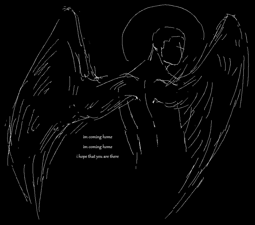 muckymorphineee's tweet photo. i like to draw mikhail with wings and sad lyrics #bridgemankindcollapse #bmc #madnesscombat https://t.co/4fvFM7MYqy