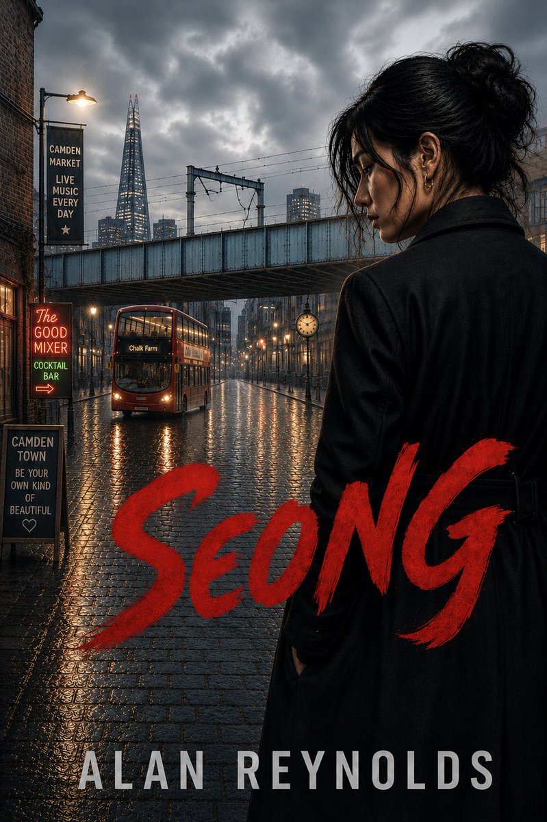 AlanReynolds2's tweet photo. I can now reveal I have finished my 22nd novel. Seong is the story of a Korean woman who flees her abusive gangster husband and escapes to London where she has an uncle. There are many twists and turns in the story as Seong's life is under threat. Feedback on the proposed cover? https://t.co/Czast9Jmc8