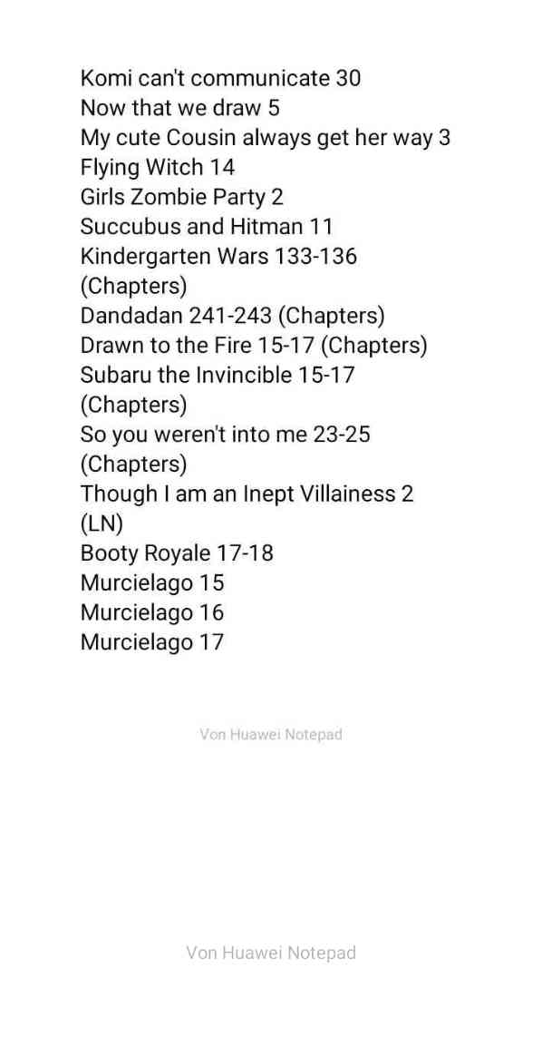 hellspawn2501's tweet photo. #monthlyreading Endlichbzu gekommen meine Liste für August anzulegen.
Gelesen habe ich in dem Monat
10 Manga
16 Chapter
1 LN https://t.co/xPuGWzWmvb