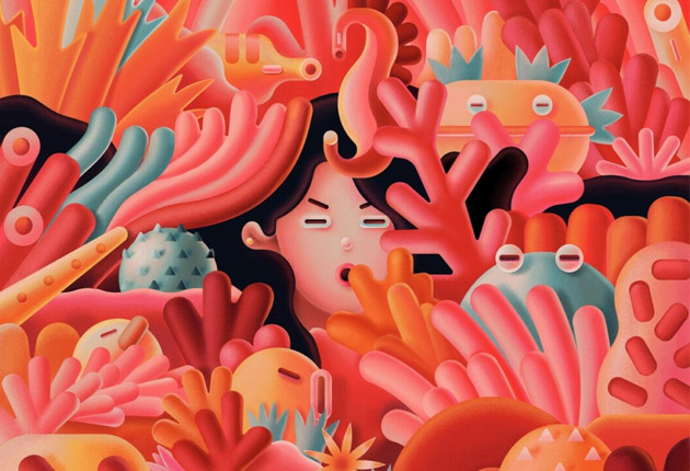 comunique9's tweet photo. Ilustração digital feita pela artista sérvia Mary Maka https://t.co/aSDsKVG3zs