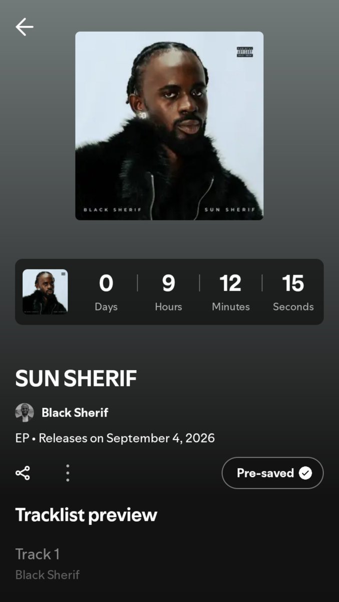 cappa_veli's tweet photo. Black Sherrif new album dropping today 
Can't wait 🔥🔥 https://t.co/8ZH1yxpURV