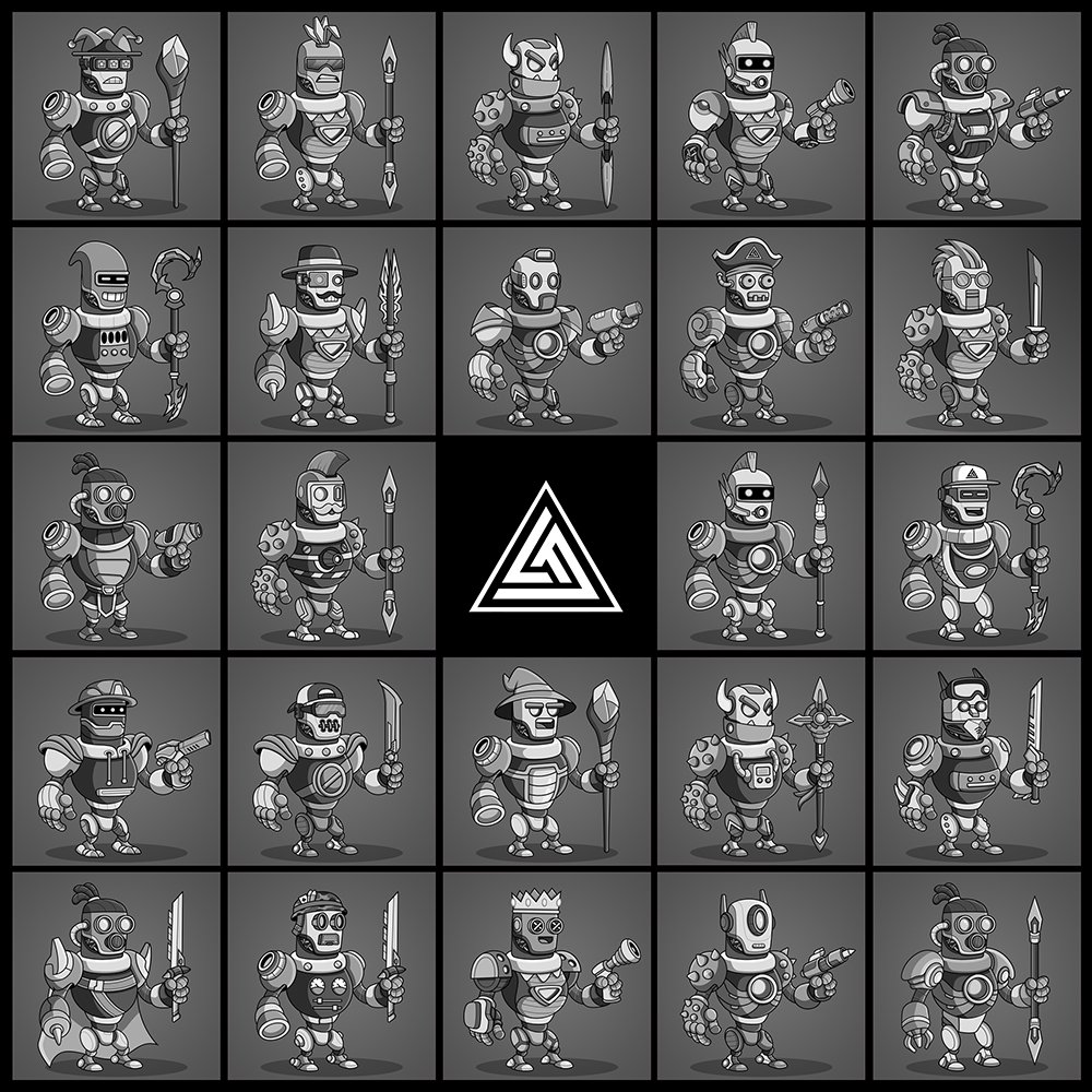 0xCyberThrone's tweet photo. The grayscale color scheme is exceptionally rare and unique. If you ever acquire one, it's worth holding onto!
@0xCyberThrone is coming to @unvault very soon!

Stay tuned for more information! 🦾🤖🚀 https://t.co/Jhhh7F2BgQ