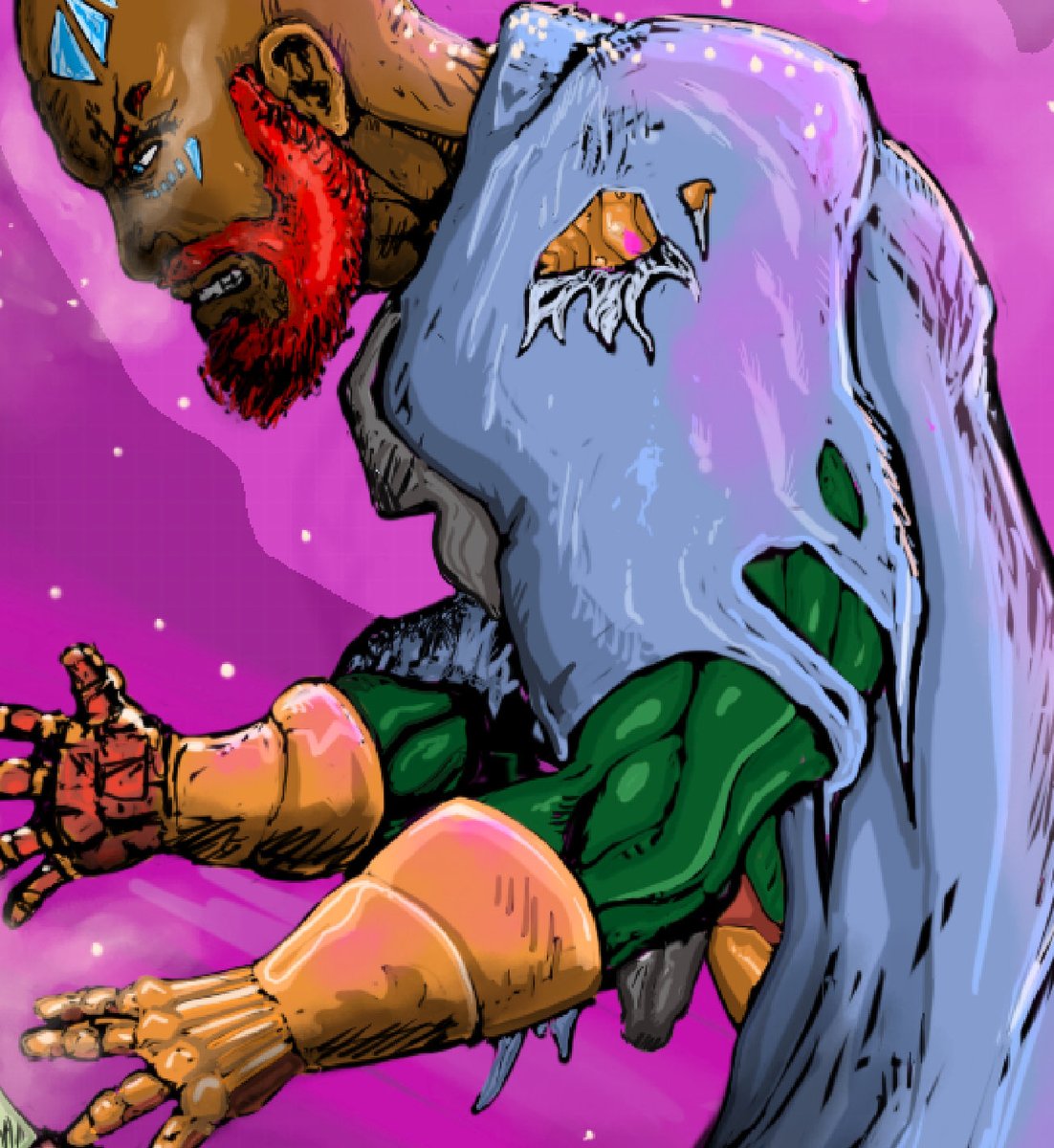 rtk0typ's tweet photo. Another panel completed … page coming soon. Make sure to subscribe to Hound of Wor comics , link in bio #comicbook #scifi #indiecomic #art #houndofwor https://t.co/Et9DbMtBcS