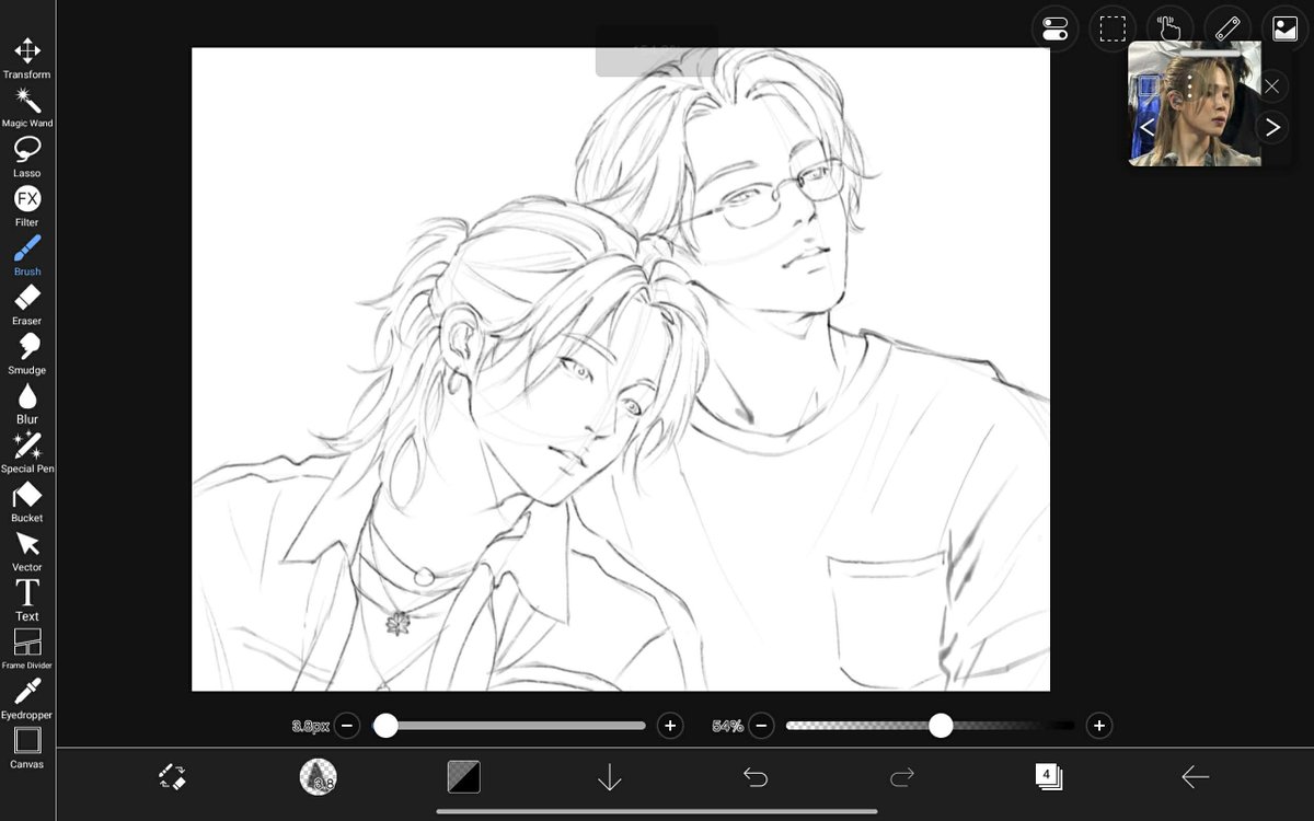 ciheun's tweet photo. i made a fanart instead, hope thats okay (wip) #yoonmin https://t.co/7dzV4m1p5D