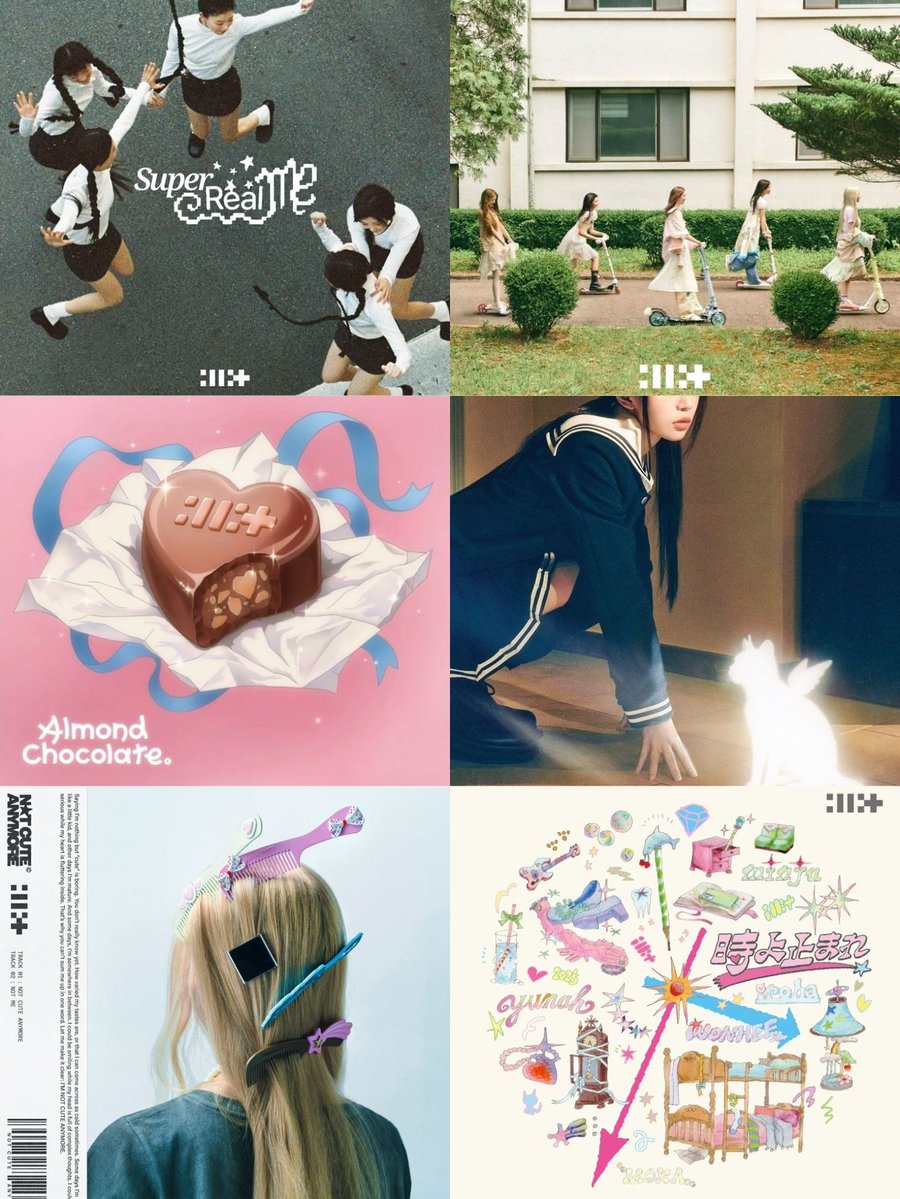 thebaseillit_'s tweet photo. ILLIT and their pretty album covers. https://t.co/qBggMNYTOW