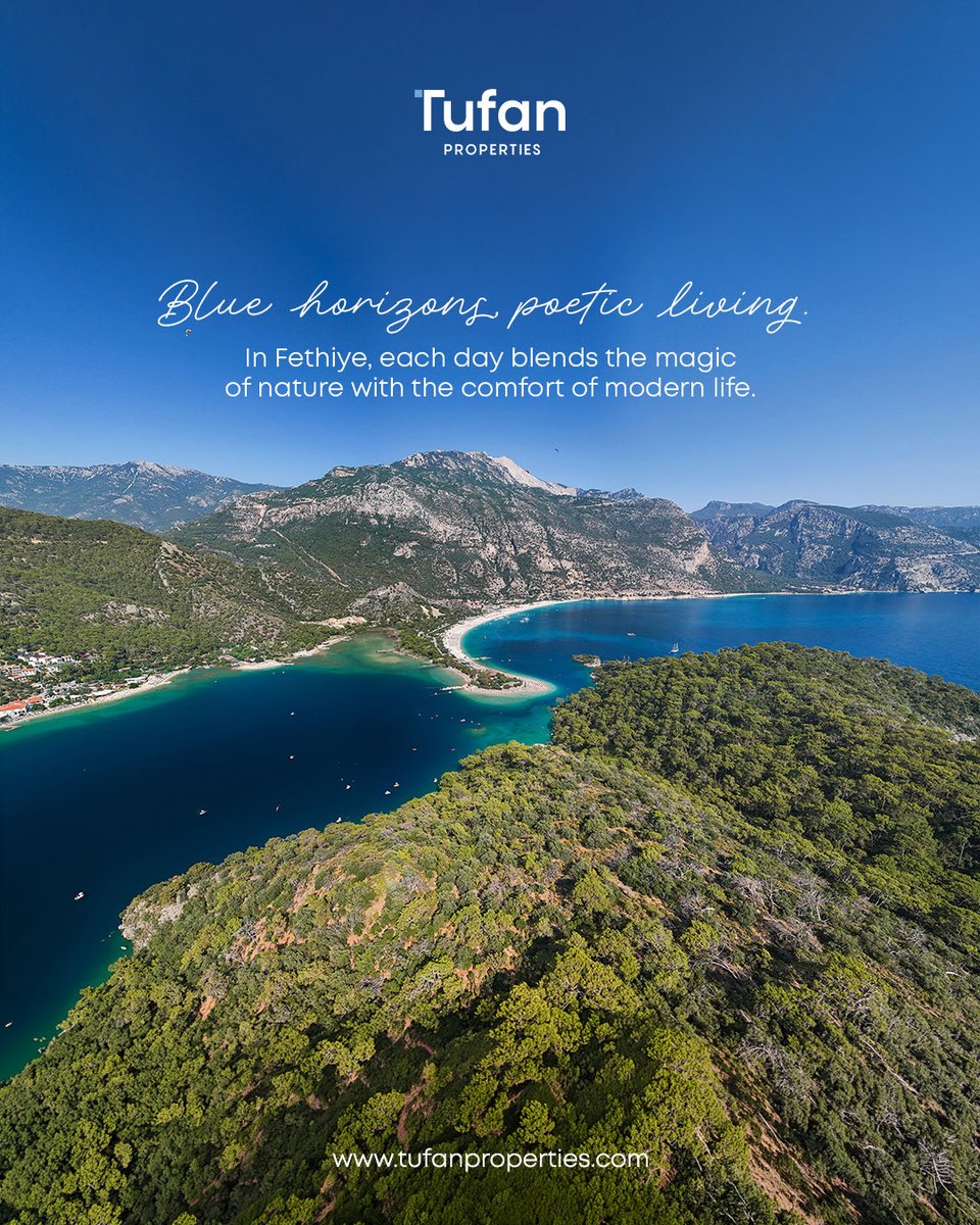 tufanproperties's tweet photo. Where blue, green, and tranquility come together… Fethiye.
Discover the unique beauty of nature combined with the comfort of modern living.
#Fethiyelife

📍Contact us today to schedule a private viewing:
🌐 https://t.co/5ex1CNSGUc
🌐 info@tufanproperties.com
📞 +90 555 678 99 88 https://t.co/mWdkehgL8C