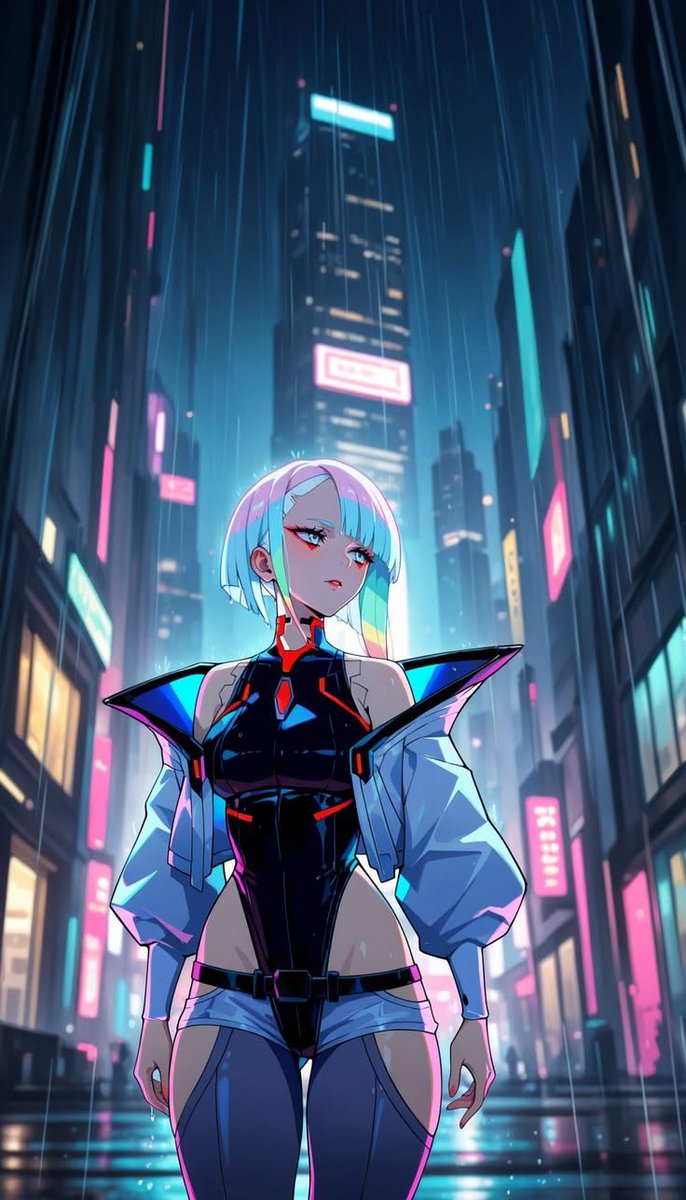 bamidoh's tweet photo. Lucy cyberpunk edgerunner https://t.co/xz2JSeGMgD