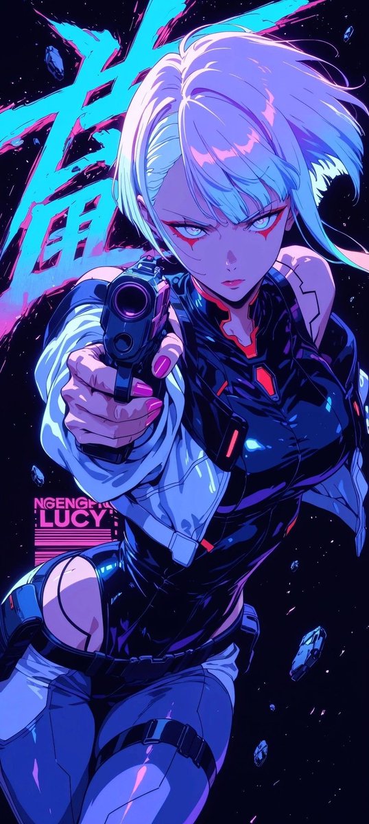 bamidoh's tweet photo. Lucy cyberpunk edgerunner https://t.co/xz2JSeGMgD