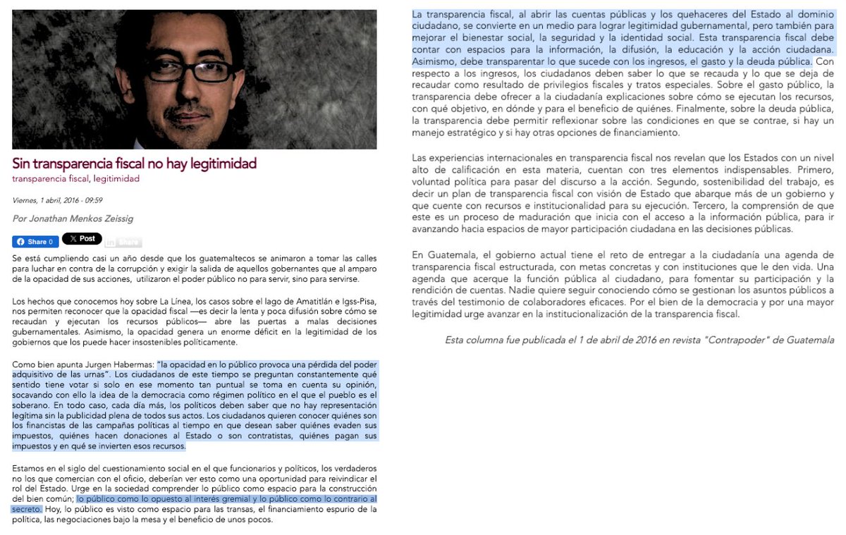 JessaGramajo's tweet photo. Paso por acá dejando esto y NO me iré lentamente, por el contrario, explicaré por qué los datos abiertos en #GuateCompras son importantes para la fiscalización ciudadana dentro de un ESTADO DEMOCRÁTICO (en mayúsculas, porque creo que Menkos confundió Estado con Gobierno)

🧵 https://t.co/0KuVtyu3uV