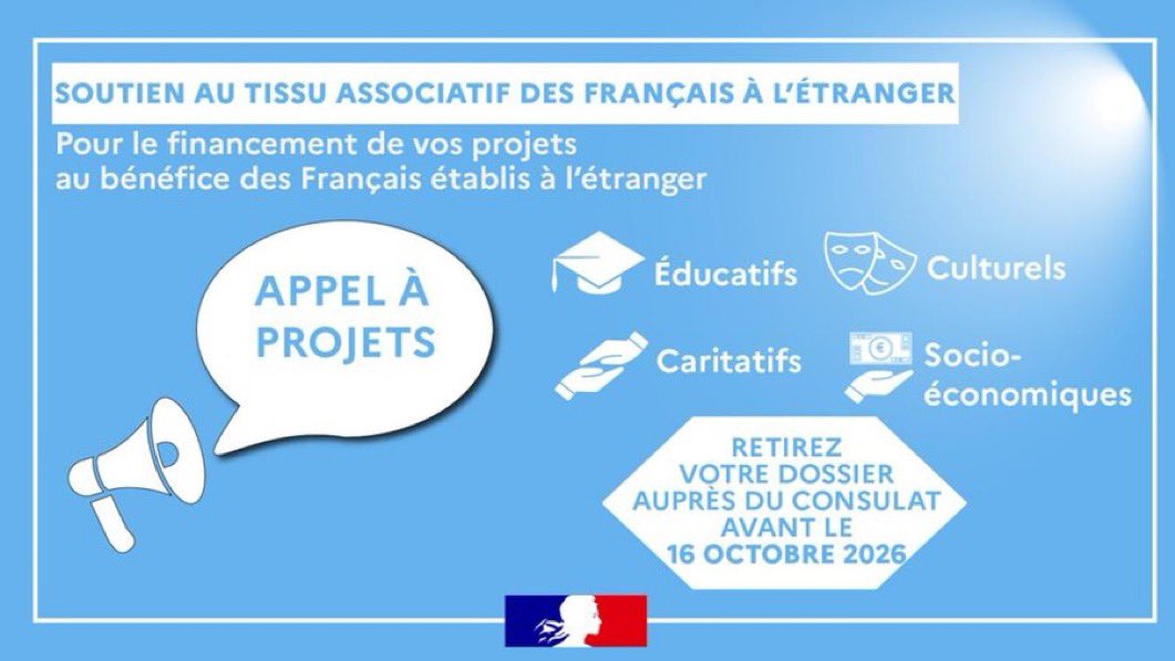 HalimaDelimi's tweet photo. Associations françaises🇫🇷 en Suisse🇨🇭 : l'appel à projets #STAFE est ouvert !

Vous souhaitez bénéficier du dispositif de soutien au tissu associatif des Français à l’étranger ? 

￼🔗Infos &amp; dossier: https://t.co/KaxvN02mgg https://t.co/pllhXyCjmd