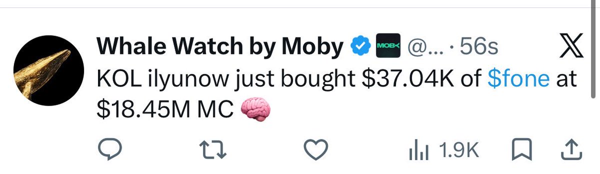 DANCINGCRYPTO6's tweet photo. @whalewatchalert wow

And your still not in lol 🤣

Sent from $fone https://t.co/YEntmp20sg