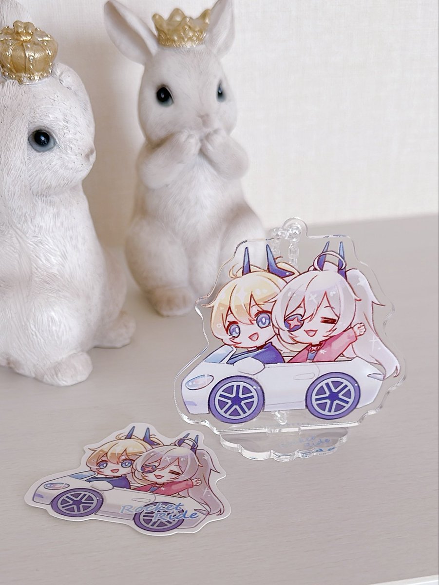 creamsherryart's tweet photo. I made Clear &amp; Fail acrylic stand keychains!! 🥹✨ Comes with a free sticker while stocks last!

Rocket Rideのクレア・フェイルのアクリルスタンドキーチェーン作りました!! ステッカーはおまけ! ※在庫なくなり次第終了

https://t.co/etA79WGTMW #djmax https://t.co/KyCdVVMDlo