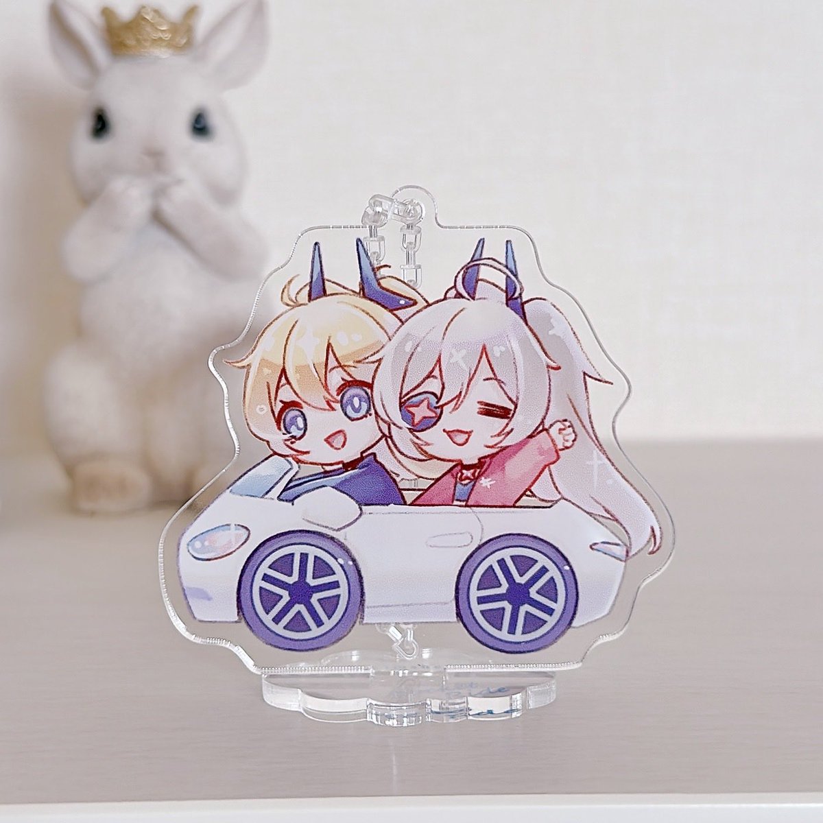 creamsherryart's tweet photo. I made Clear &amp; Fail acrylic stand keychains!! 🥹✨ Comes with a free sticker while stocks last!

Rocket Rideのクレア・フェイルのアクリルスタンドキーチェーン作りました!! ステッカーはおまけ! ※在庫なくなり次第終了

https://t.co/etA79WGTMW #djmax https://t.co/KyCdVVMDlo