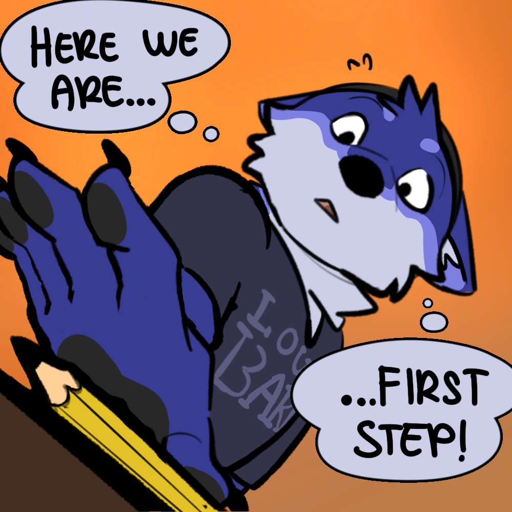 Zerneas_'s tweet photo. Godspeed, blue dog with determination-filled eyes https://t.co/C9kG6dvWqj