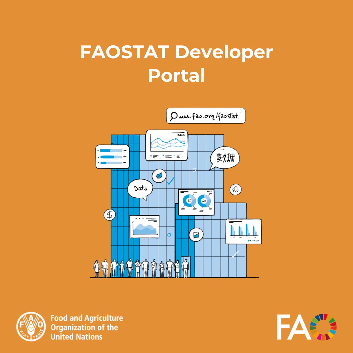 FAOstatistics's tweet photo. Join this webinar to learn more about the #FAOSTAT Developer Portal

📅Tuesday, 15 September
⏰8:30–9:30 AM EDT (NY)
🤝Organized by the Global Network of Data Officers &amp; Statisticians, in collaboration with @FAOStatistics

#API #DataInnovation

📊https://t.co/cenhUVKypn https://t.co/t6faTX8m0b