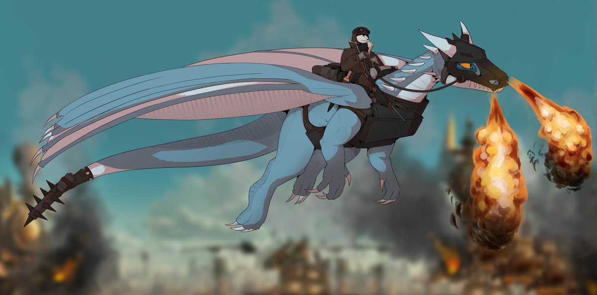 Tyras_Mikhail's tweet photo. ATTENTION, EVERYONE:

There has been a disturbing uptick in anti-dragon propaganda! Saying things like "all dragons should be evil since they represent the devil" or "dragons being portrayed as good is a communist subversion".

This is BLATANT LUNIST PROPAGANDA!

Dragons are stalwart defenders of the Light, and our holy companions in our stand against the Dark!
