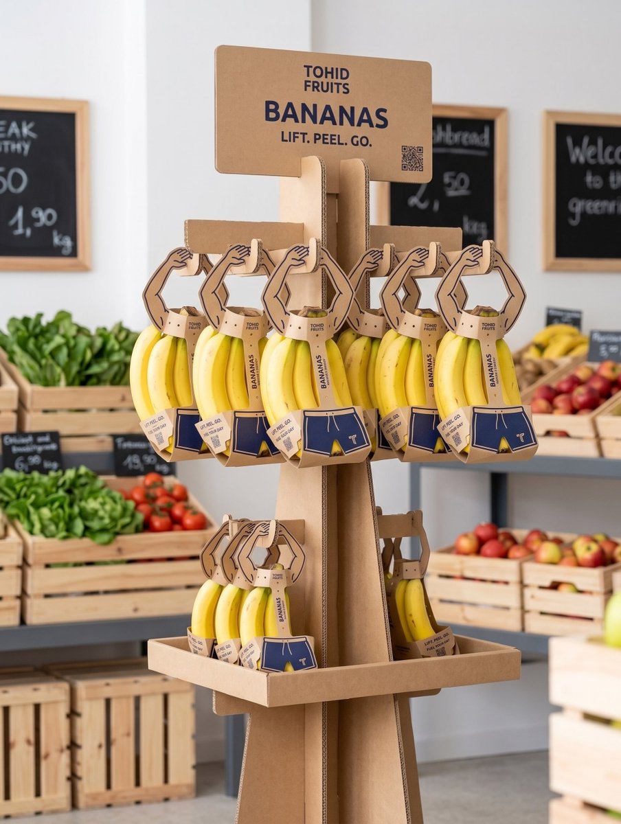 Helyyil's tweet photo. حتى الموز صار كشخه 🍌 .. 
فقط تغليف ذكي ✨👏🏼 https://t.co/KwDUtTIKii