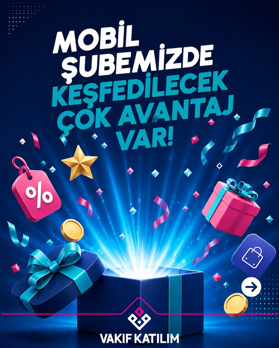 VakifKatilim's tweet photo. Mobil şubemizden güncel kampanyaları takip edebilir, VClub ile size özel ayrıcalıkları keşfedebilir, Tamamla Kazan ile görevleri tamamlayarak fırsatlardan yararlanabilirsiniz.

​Size özel daha birçok ayrıcalığı keşfetmek için görüntülü görüşmeyle kolayca Vakıf Katılımlı olabilirsiniz!

​Detaylar web sitemizde!

​#VakıfKatılım