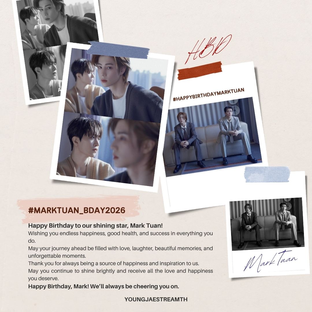YOUNGJAESTREAMS's tweet photo. HAPPY BIRTHDAY MARK TUAN 
Happy Mark Tuan Day! 💫💚
Celebrating Our Shining Star, Mark Tuan 💫🎂
A Special Day for Our Mark 💚✨
Today, We Celebrate You, Mark Tuan. 💚🎂
May Your World Always Be Filled With Love & Happiness. 💚✨

Today Is All About You, Our Shining Star. 💫💚

#33YearsOfSunsetsWithMarkTuan  
#MarkTuan #段宜恩 #마크
@marktuan @GOT7Official 
@DNAmngmnt