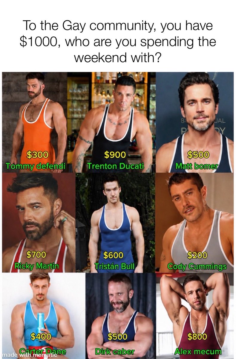 SoftGayLove's tweet photo. Be honest who you putting your money on ?👀 https://t.co/Ilx8YnHaVm