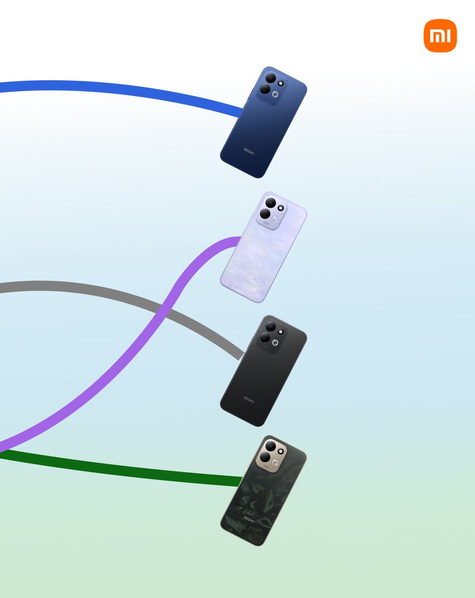 XiaomiNigeria's tweet photo. No second guessing. Pick an emoji and lock it in. 👀

Now swipe through, follow your line and see which REDMI 17 was waiting for you. 📱

What did you land on? 👇🏽

#REDMI17 #Xiaomi #XiaomiNigeria #REDMI #NonStopPower #LotusPurple #palmGreen #DeepBlue #Black #TechUpgrade #TechNigeria #Fyp #Explore