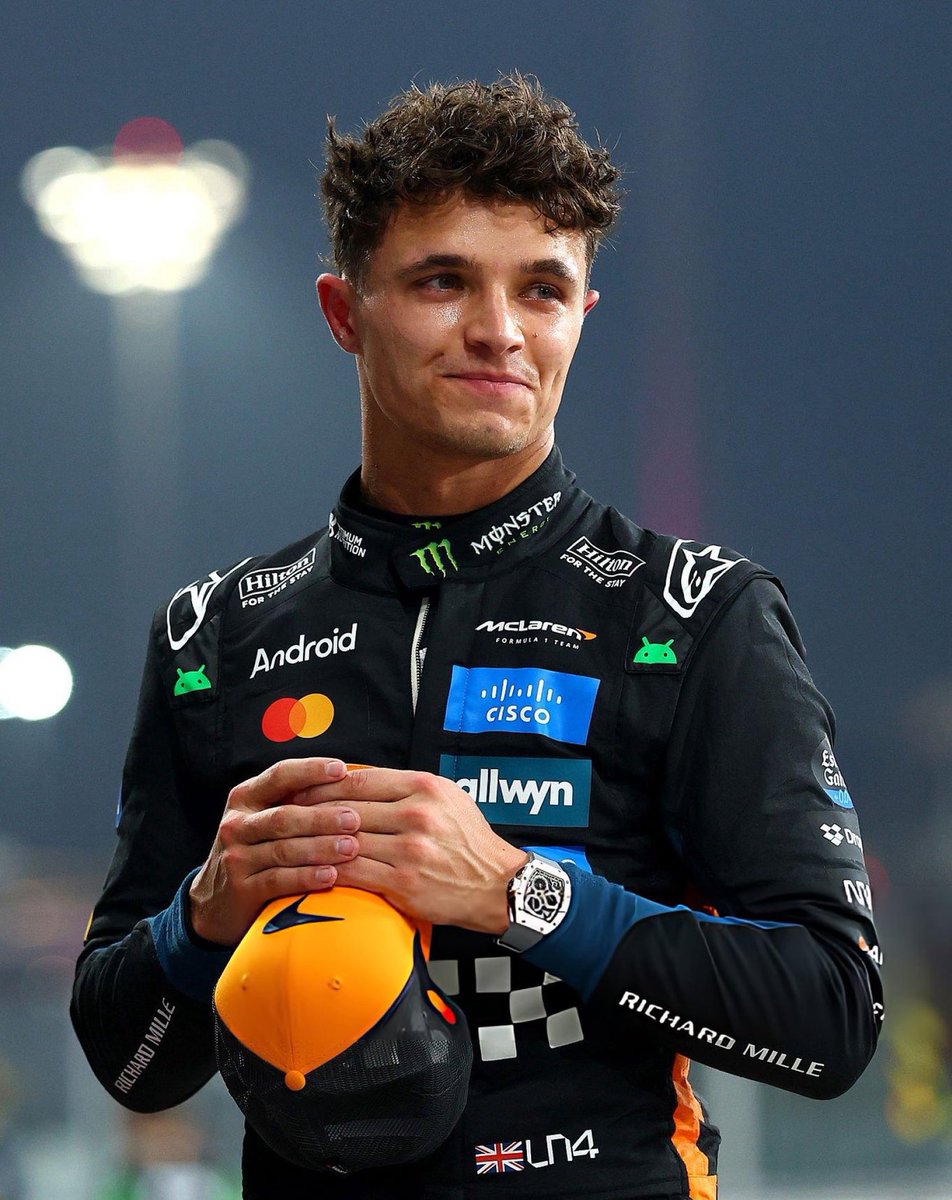 ln4norris's tweet photo. "when racing is eventually over, what do you hope people remember about you beyond the results you achieved?" 

LN: "that i was honest. that i showed you can talk about doubt and pressure and still get to the top, and that being human isn’t a weakness in this sport. if some kid somewhere saw me struggle publicly and win anyway and thought, 'ok, maybe i don’t have to pretend either,' that would mean a lot."