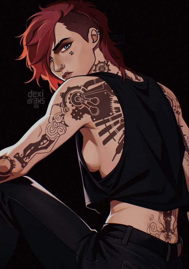leandra_raylla's tweet photo. Não, mas quem fez isso merece um beijo na boca!💋 #arcane #vi #violet https://t.co/vt6NaVfI4H