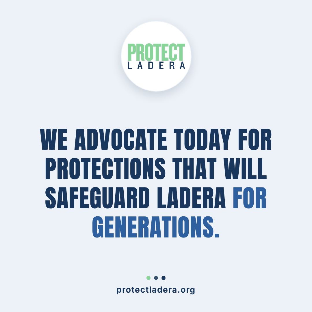 protectladera's tweet photo. We advocate today for protections that will safeguard Ladera for generations. That is the whole job. https://t.co/duQzqa4Js7

#LaderaRanch #ProtectLadera https://t.co/wjaec92Mnn