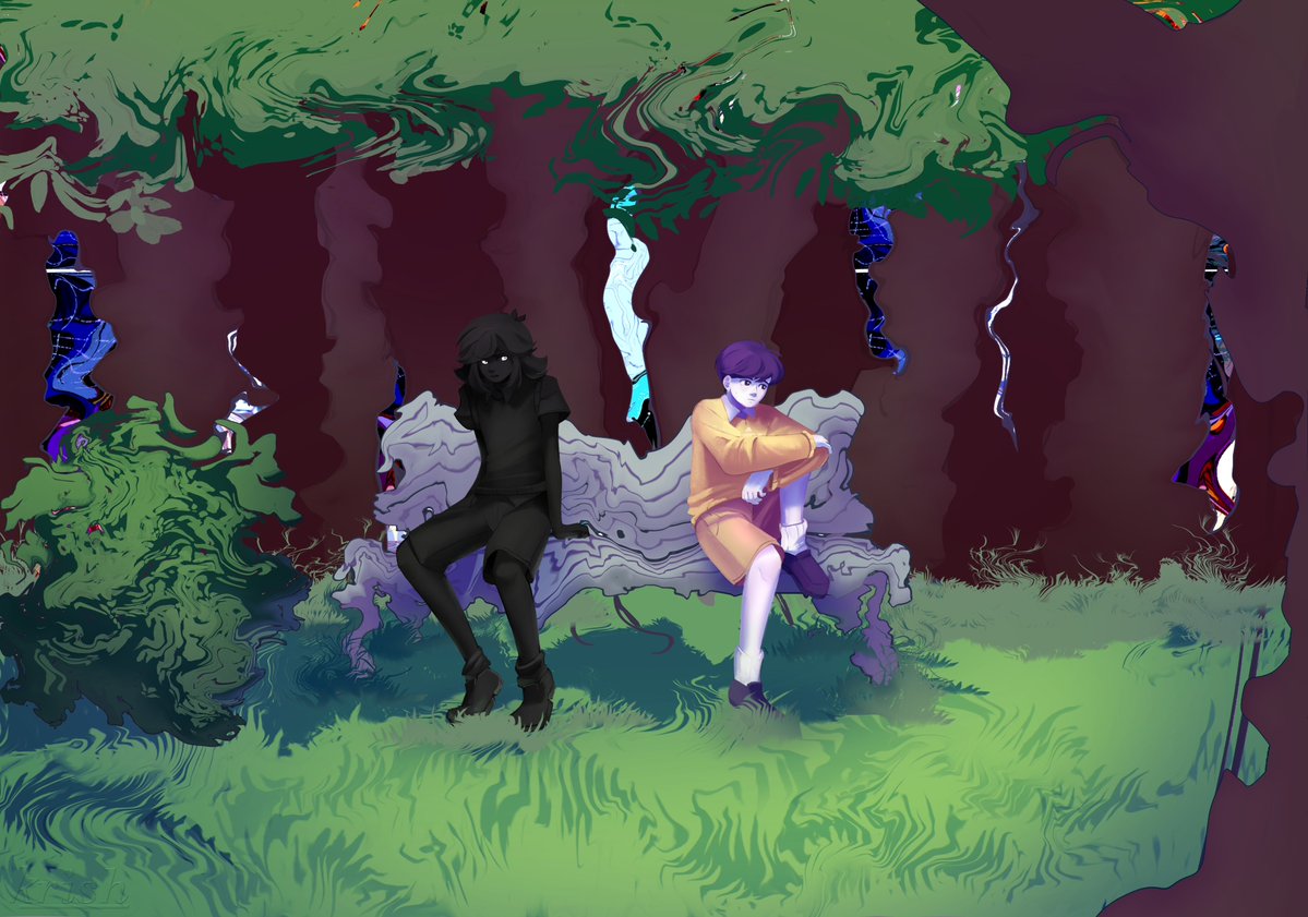krishlovesyou1's tweet photo. um, I don't want to tell you what to do, but... do we have to rest... here? I'm not even sure how we're sitting right now...

#omorithedreamer #omori #omorifanart https://t.co/K5ZX7OEPxB