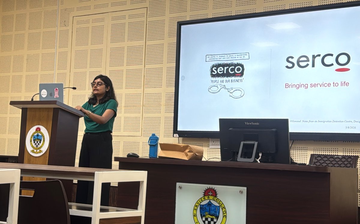 gwusigurcenter's tweet photo. Please join the Sigur Center in celebrating former Graduate Student Associate, Soumi Ganguly, on delivering a lecture about her research at her alma mater at St. Xavier's College, Kolkata, entitled 'Imperial Intimacies: Forced Displacement from Sri Lanka and Myanmar.' https://t.co/qdItSpW1uY