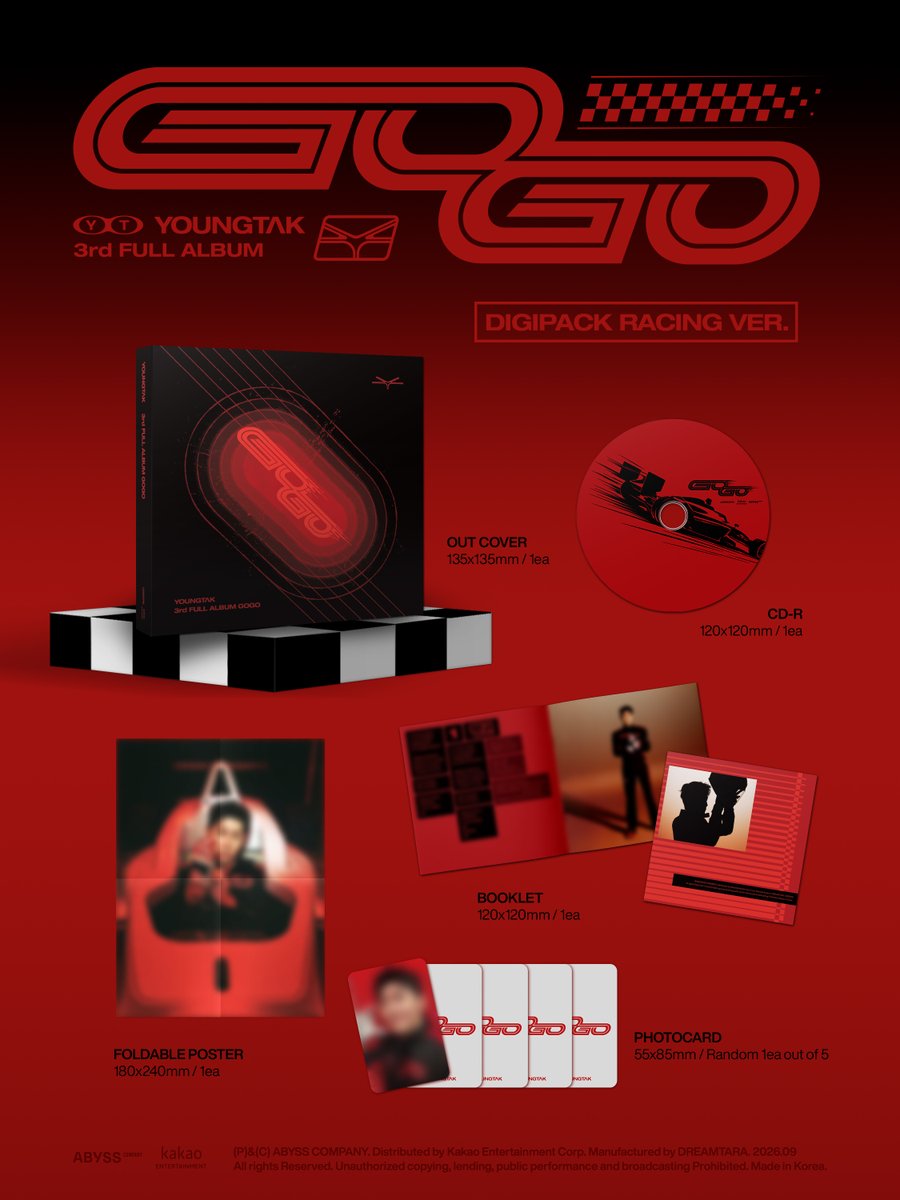 YOUNGTAK_ABYSS's tweet photo. 영탁(YOUNGTAK) The 3rd Album 【GOGO】

𝘼𝙇𝘽𝙐𝙈 𝙋𝘼𝘾𝙆𝘼𝙂𝙀 𝙋𝙍𝙀𝙑𝙄𝙀𝙒 💿

🔗 https://t.co/PFad2X7yf7
➫ 2026.09.14 6PM (KST)

#정규3집 #GOGO
#영탁 #YOUNGTAK https://t.co/QD1t7UhXLL