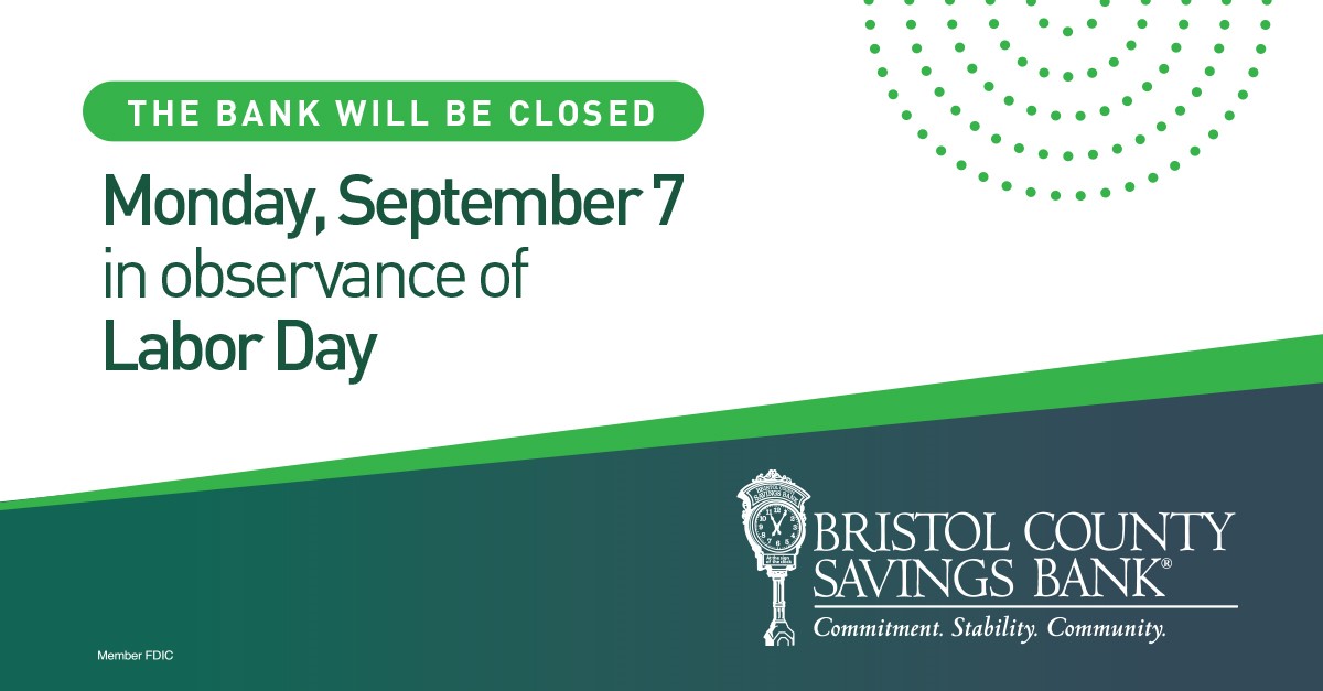 bcsb's tweet photo. The Bank will be closed on Monday, September 7 in observance of Labor Day. https://t.co/DxsVa9gZCA https://t.co/lWXoJEUR6a