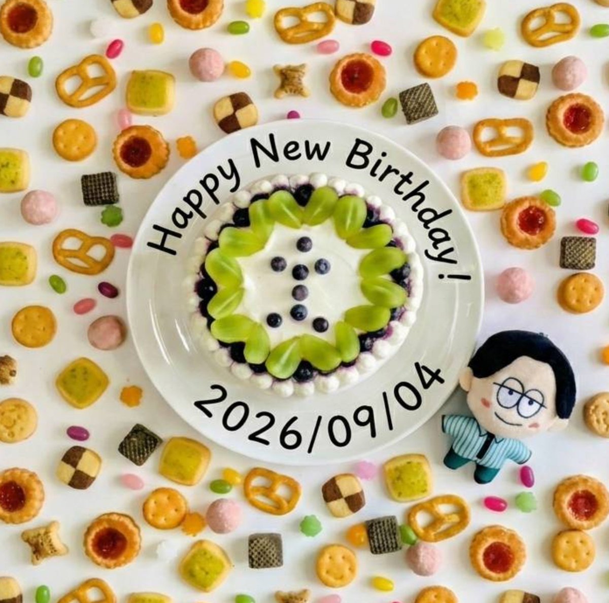 KIRITANPO_GEN's tweet photo. Happy New Birthday！🪴🕯🎉✨

おめでとう✨✨✨✨✨✨✨✨
おかえり！！
待ってたよ！！！
嬉しいーーー！！！
泣いちゃう！！！！！！
ってかもう泣いてる😭😭😭

imaseくんが心湧く方へ向かえるよう、穏やかで健やかな日々が続くように、これからも応援させてください🍀

#imase20260904 #imase https://t.co/DZMv7mllla