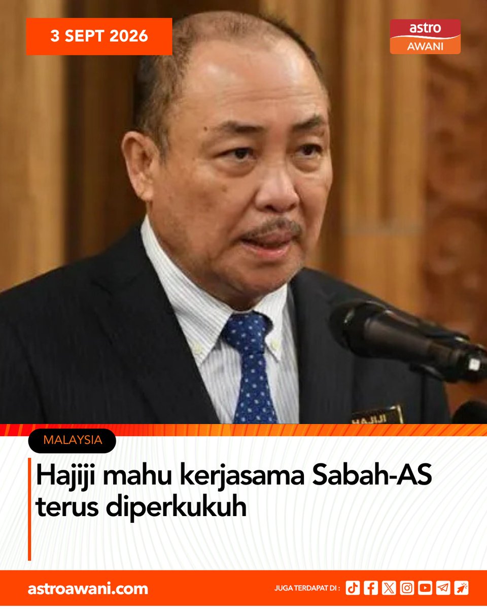 BDSpohn's tweet photo. Sabah dan AS mahu memperkukuh kerjasama melalui perkongsian berasaskan peluang, kemampanan dan kepentingan bersama, kata Hajiji Noor.

#Sabah #HajijiNoor #Malaysia #AmerikaSyarikat https://t.co/DT2VHDwHXh