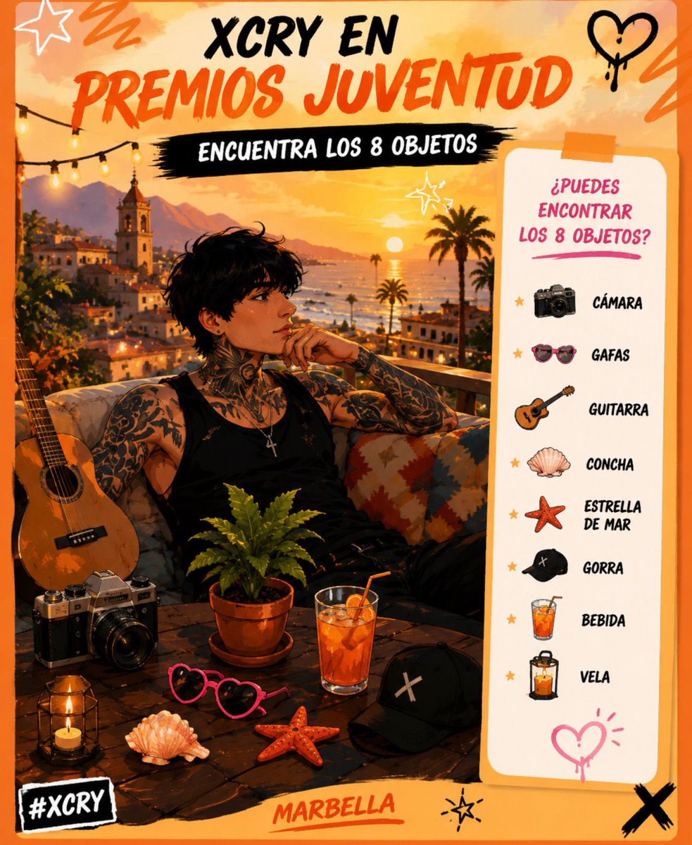 xcrymexa1602's tweet photo. Empezamos!! Menciona un objeto por comentario + XCRY EN PREMIOS JUVENTUD 

Vamos a romperla!! 👽🖤 https://t.co/44vWHg5Hnx