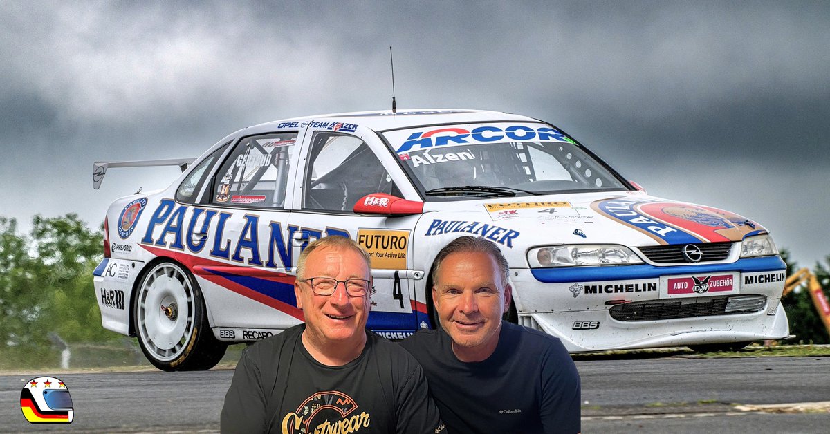 OrvalBullbpix's tweet photo. Ultimate touring car spectacle at the OGP: Uwe Alzen and Gerd Füller share the 1998 ex-Uwe Alzen Paulaner Opel Vectra at the Nürburgring Oldtimer Grand Prix, competing in all four races of the weekend. https://t.co/YPfETR9o51
