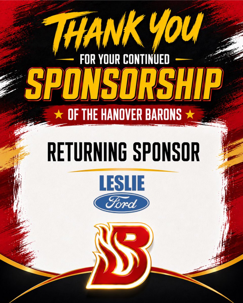 HanoverBarons's tweet photo. Thank you to another round of returning Sponsors! 

#HanoverBarons https://t.co/Rq4Sqmowfx