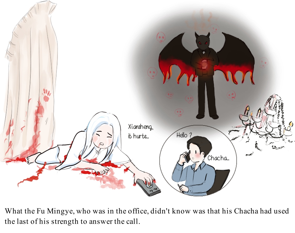 yuna3ni's tweet photo. Finished reading After Marrying the Evil God. I enjoyed it a lot, many funny parts.
The snow god marries the evil god, but each thinks his partner is mortal.
I drew here a moving scene which I think is memorable.

#和邪神结婚后 https://t.co/isWqv4razY