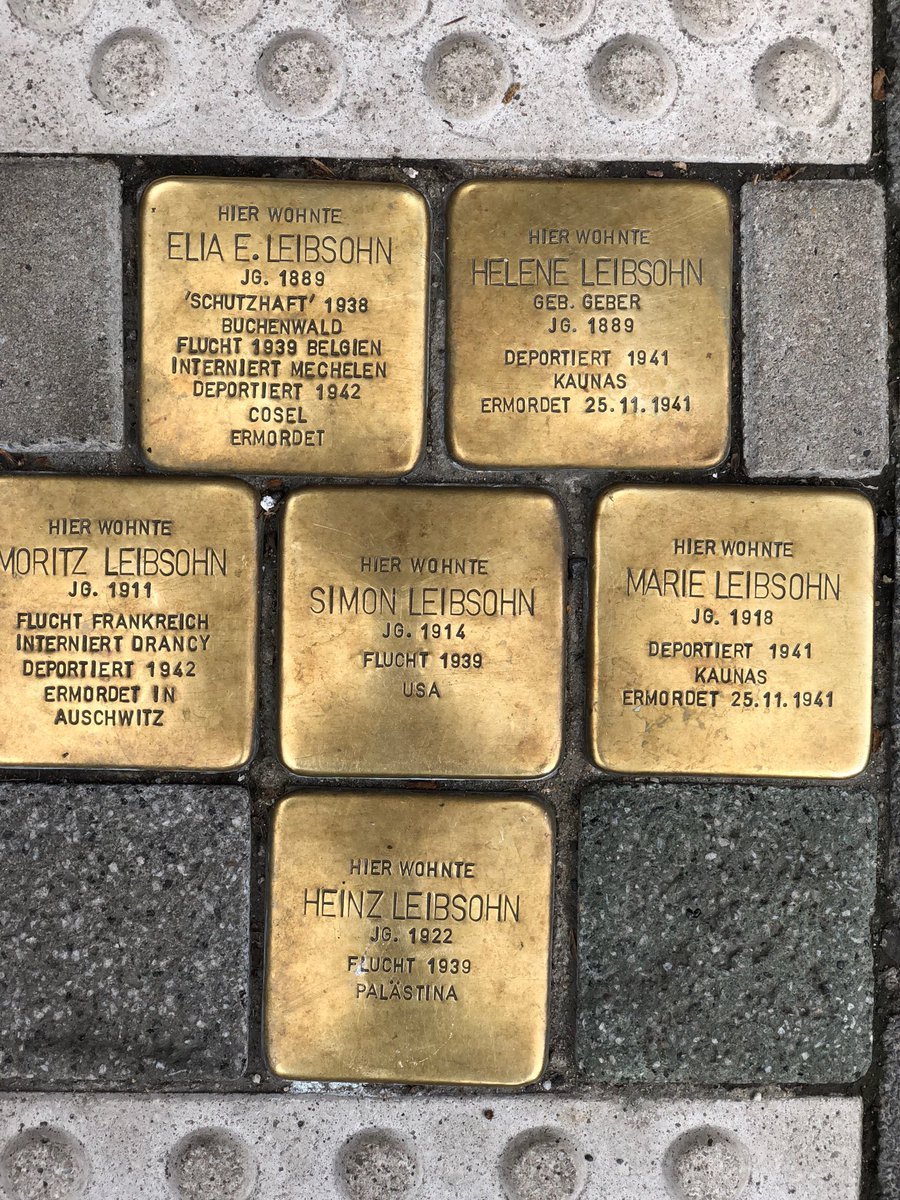 LyiaSato's tweet photo. @weiszer_hetero @EylonALevy Given ur conflation of Zionism with Judaism, u might be unaware that Hebrew was a strictly sacred language-not used for casual speech.

The everyday language of European Jewry was Yiddish. Since it's a Germanic dialect, I presume u require no assistance reading the Stolpersteine: https://t.co/xbVPP6qHFk