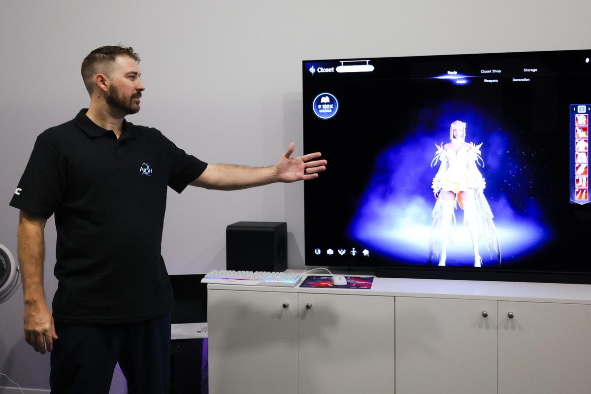 AION2Official's tweet photo. Thank you from the team to everyone for visiting AION 2 at @Gamescom. AION 2 is launching October 5th on PC through Steam and PURPLE.

🪽Wishlist on AION 2 on Steam now https://t.co/xEMS3oFqxT

#AION2 #AION2Global #MMORPG https://t.co/Cf7dRXH5iL
