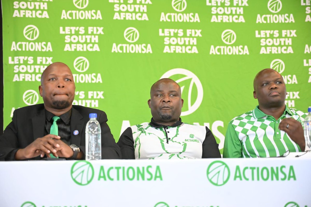 Action4SA's tweet photo. ๐ณ๏ธ uMhlathuze is #ReadyForAction!
Today, Dr Mbahare Kekana and Zwakele Mncwango announced our uMhlathuze Mayoral Candidate, Cllr Thamsanqa Mthiyane, and presented our Ward Councillor candidates for the municipality.
These are leaders committed to putting residents first, fixing what is broken, and building a municipality that delivers for all.
๐๐ ๏ธ